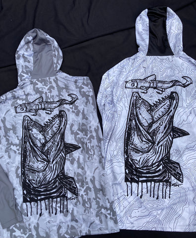 Stockton Jaws UPF 50+ Hooded Dry Fit